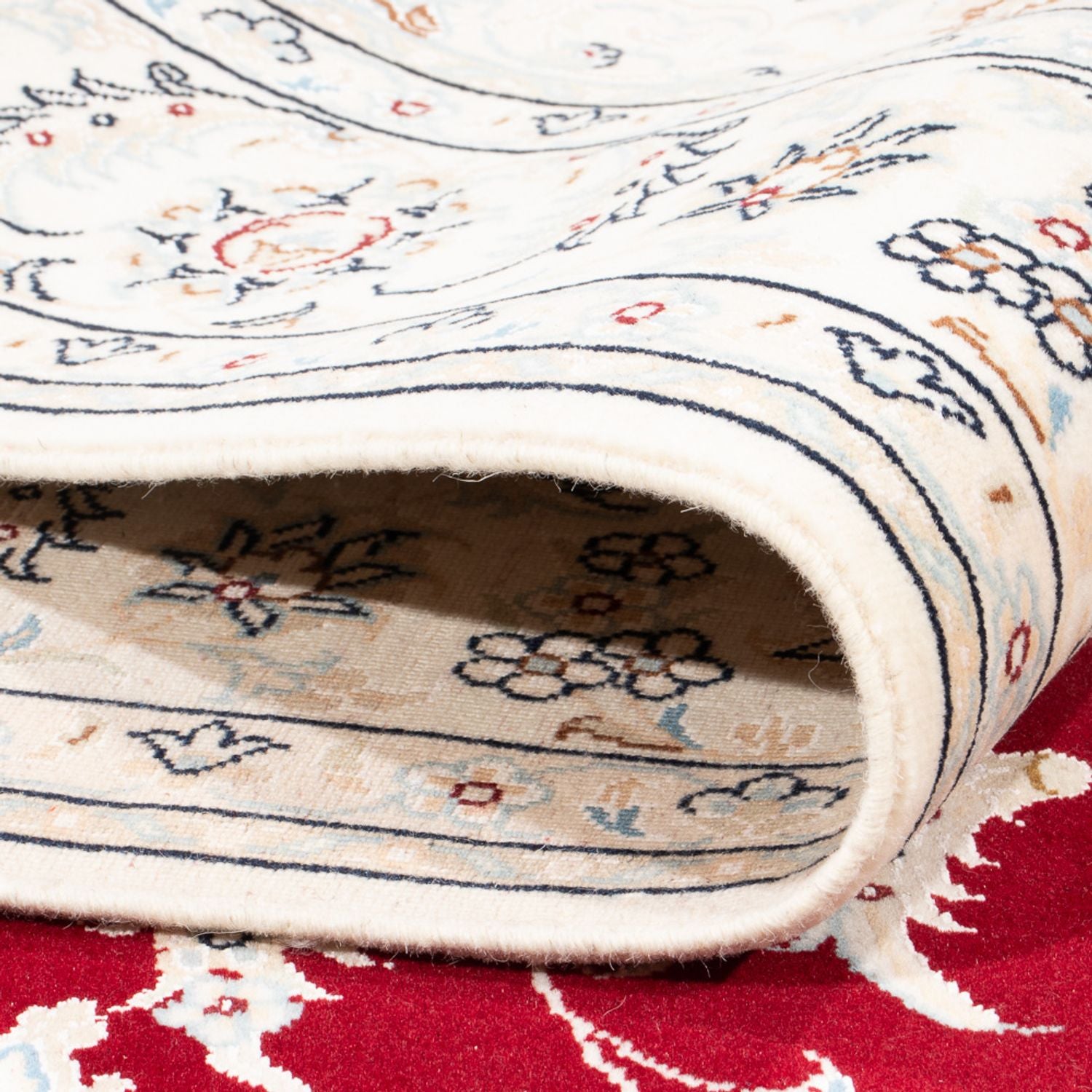 Alfombra Persa - Nain - Prima - 206 x 147 cm - rojo