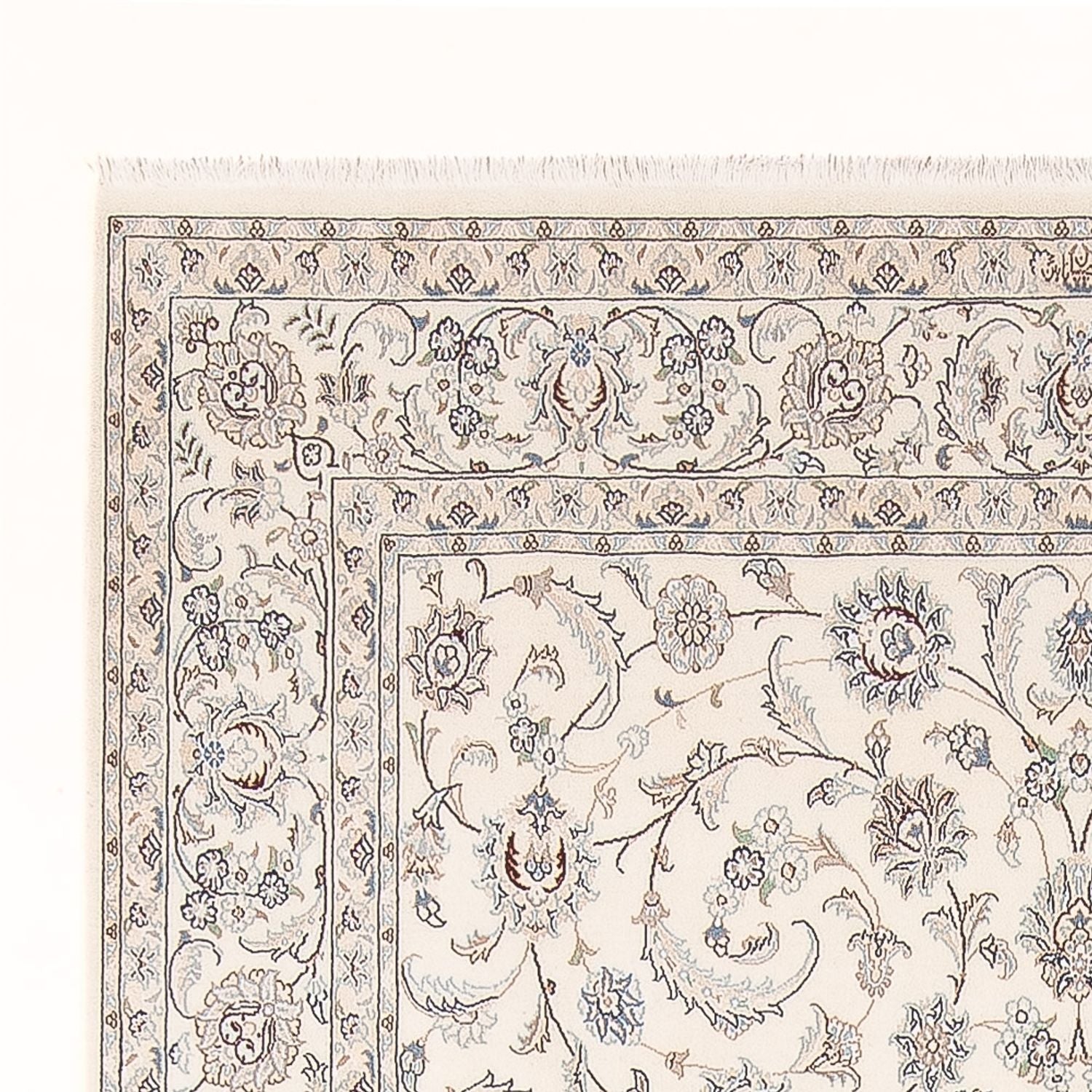 Alfombra Persa - Nain - Prima - 297 x 197 cm - crema