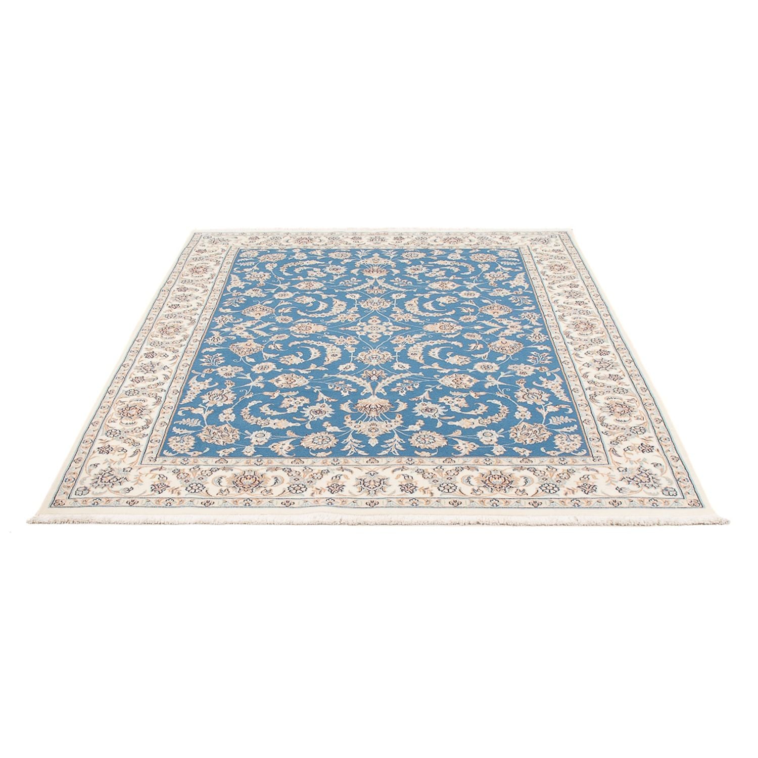 Alfombra Persa - Nain - Prima - 200 x 147 cm - azul