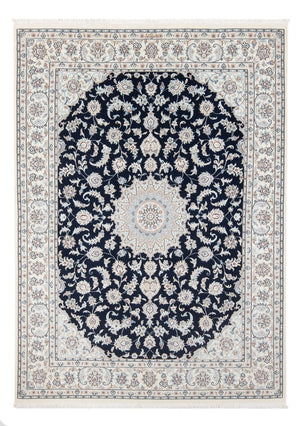 Alfombra Persa - Nain - Prima - 202 x 150 cm - azul oscuro
