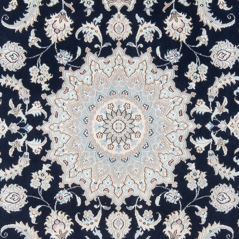 Alfombra Persa - Nain - Prima - 202 x 150 cm - azul oscuro