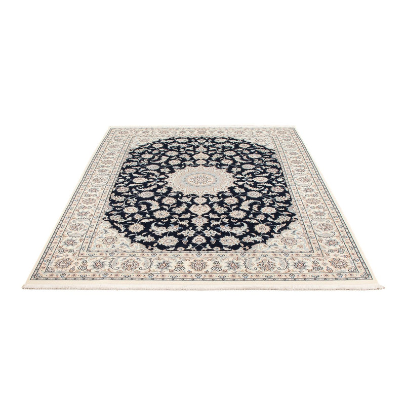 Alfombra Persa - Nain - Prima - 202 x 150 cm - azul oscuro