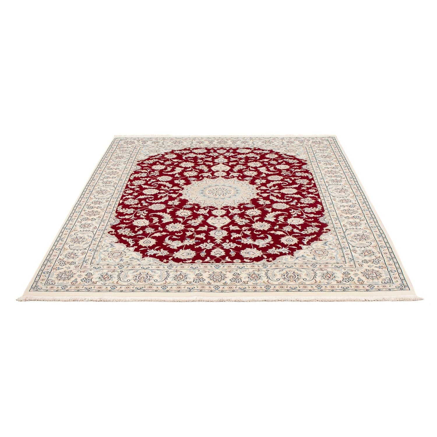 Alfombra Persa - Nain - Prima - 202 x 150 cm - rojo