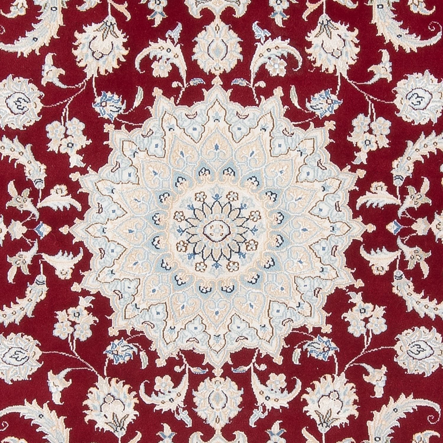 Alfombra Persa - Nain - Prima - 200 x 150 cm - rojo