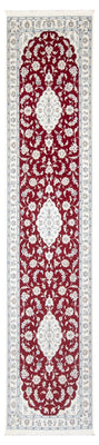 Alfombra de pasillo Alfombra Persa - Nain - Prima - 350 x 86 cm - rojo