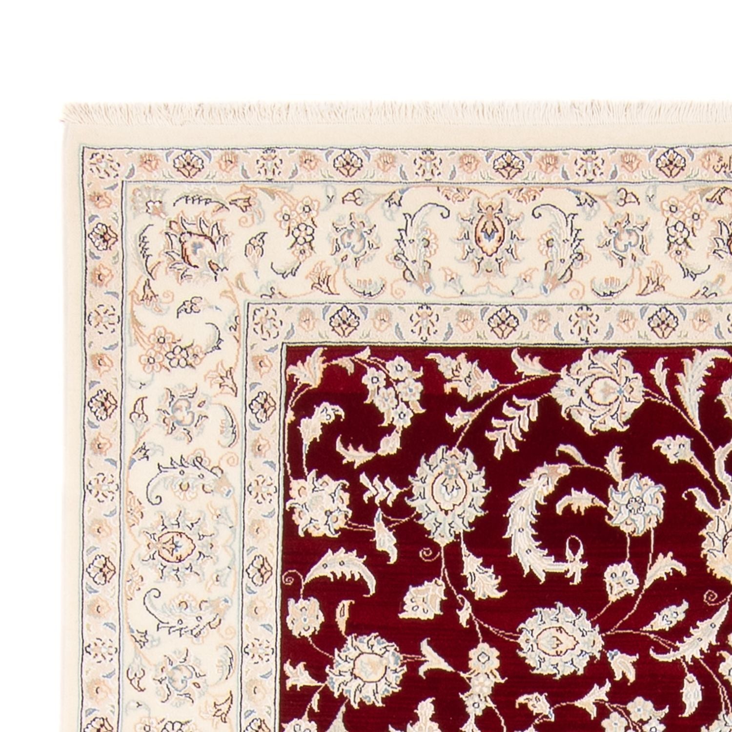 Alfombra persa - Nain - 234 x 167 cm - rojo