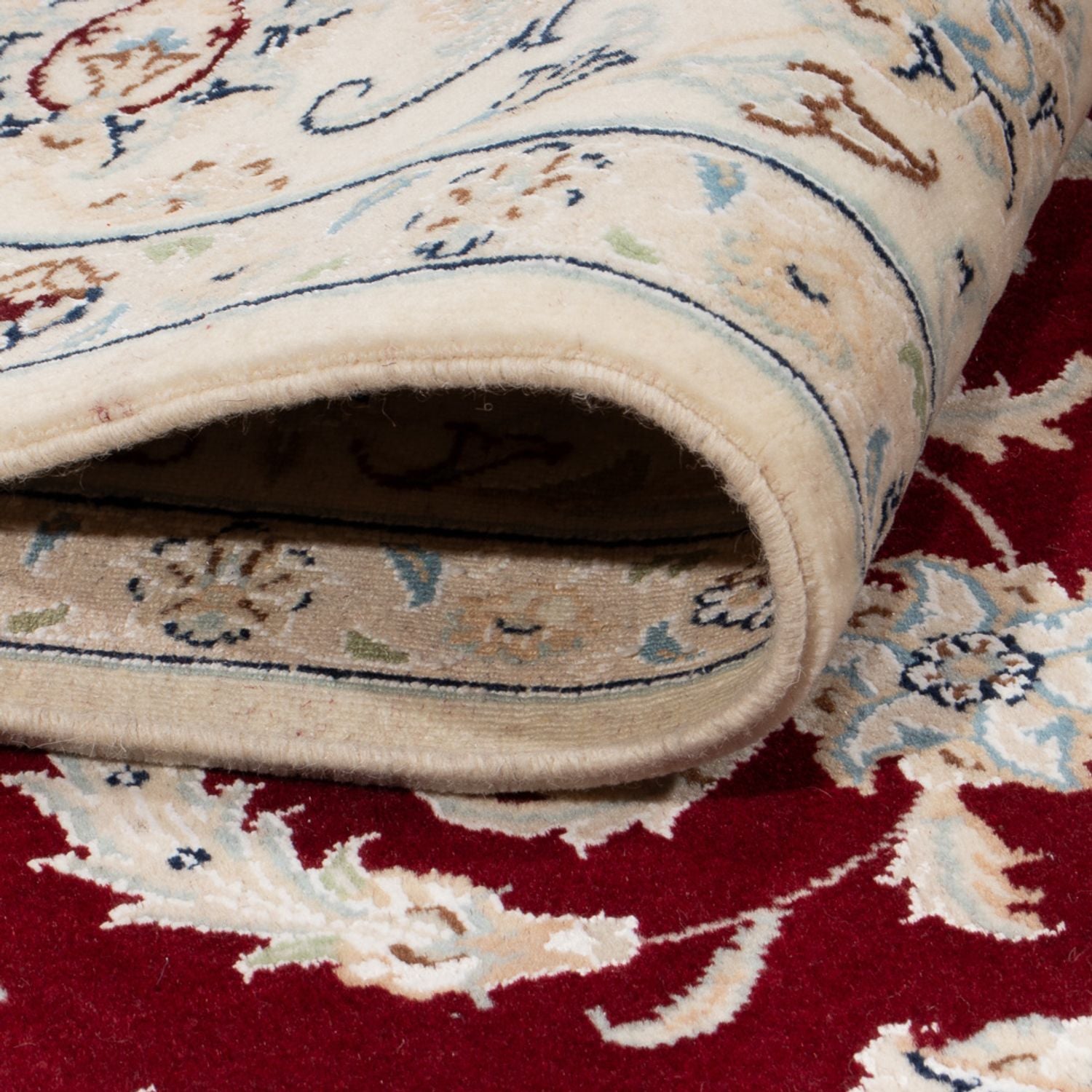 Alfombra persa - Nain - 234 x 167 cm - rojo
