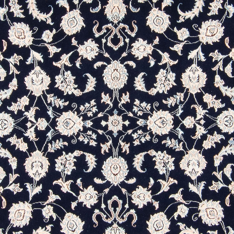 Alfombra persa - Nain cuadrado  - 213 x 200 cm - azul oscuro