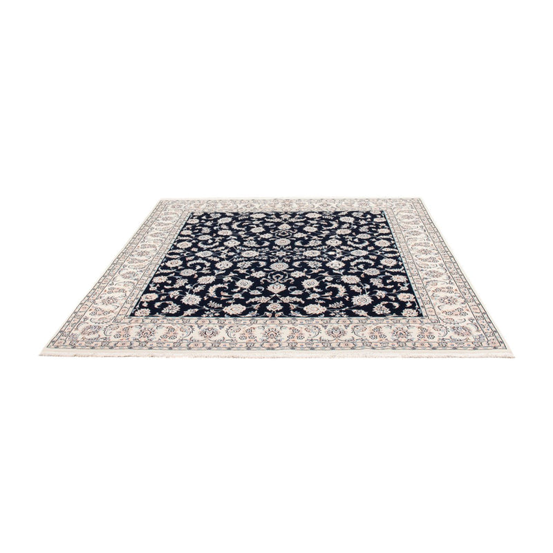Alfombra persa - Nain cuadrado  - 213 x 200 cm - azul oscuro