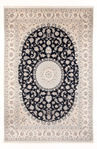 Alfombra Persa - Nain - Prima - 352 x 247 cm - azul oscuro