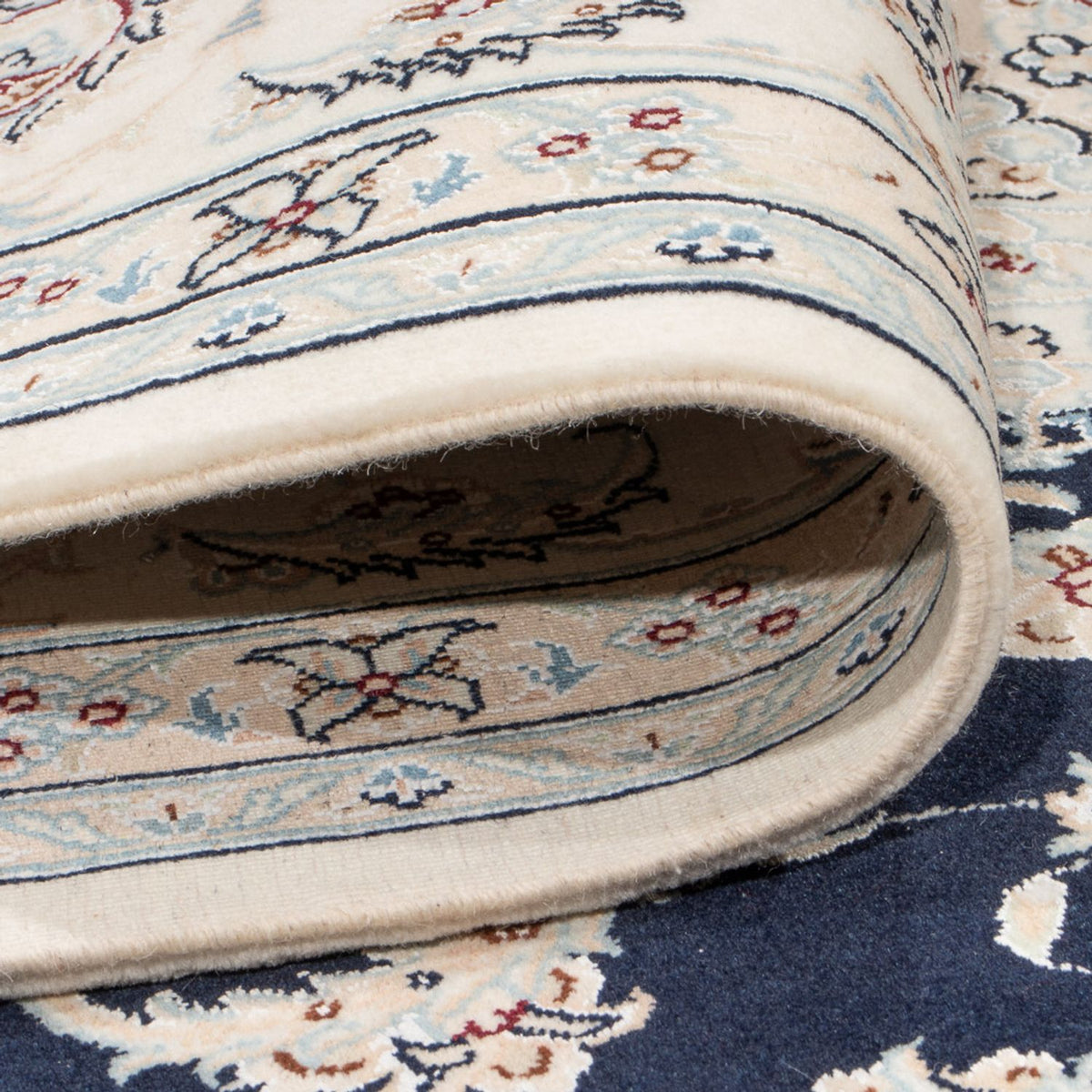 Alfombra Persa - Nain - Prima - 352 x 247 cm - azul oscuro