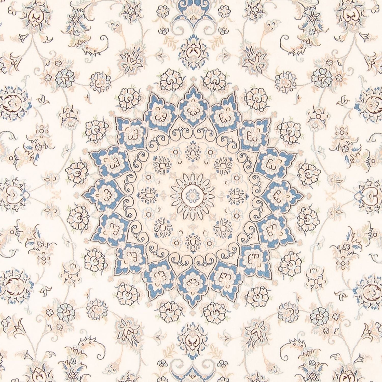 Alfombra persa - Nain - 260 x 226 cm - crema