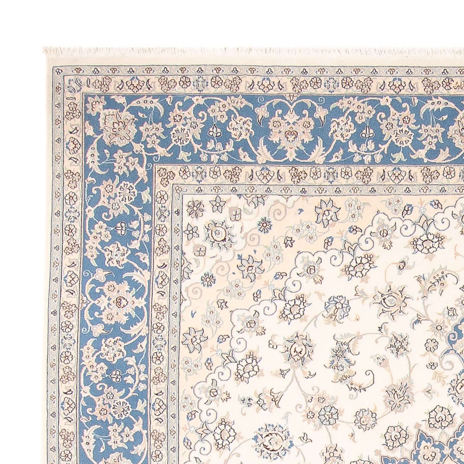 Alfombra persa - Nain - 260 x 226 cm - crema