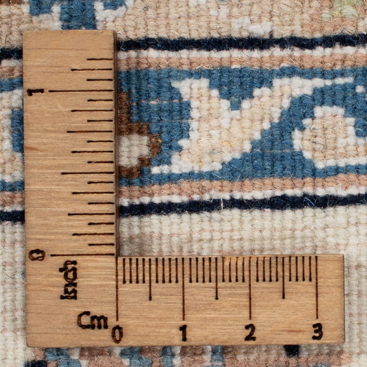 Alfombra persa - Nain - 265 x 225 cm - crema