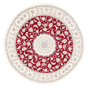 Alfombra persa - Nain redondo  - 200 x 200 cm - rojo