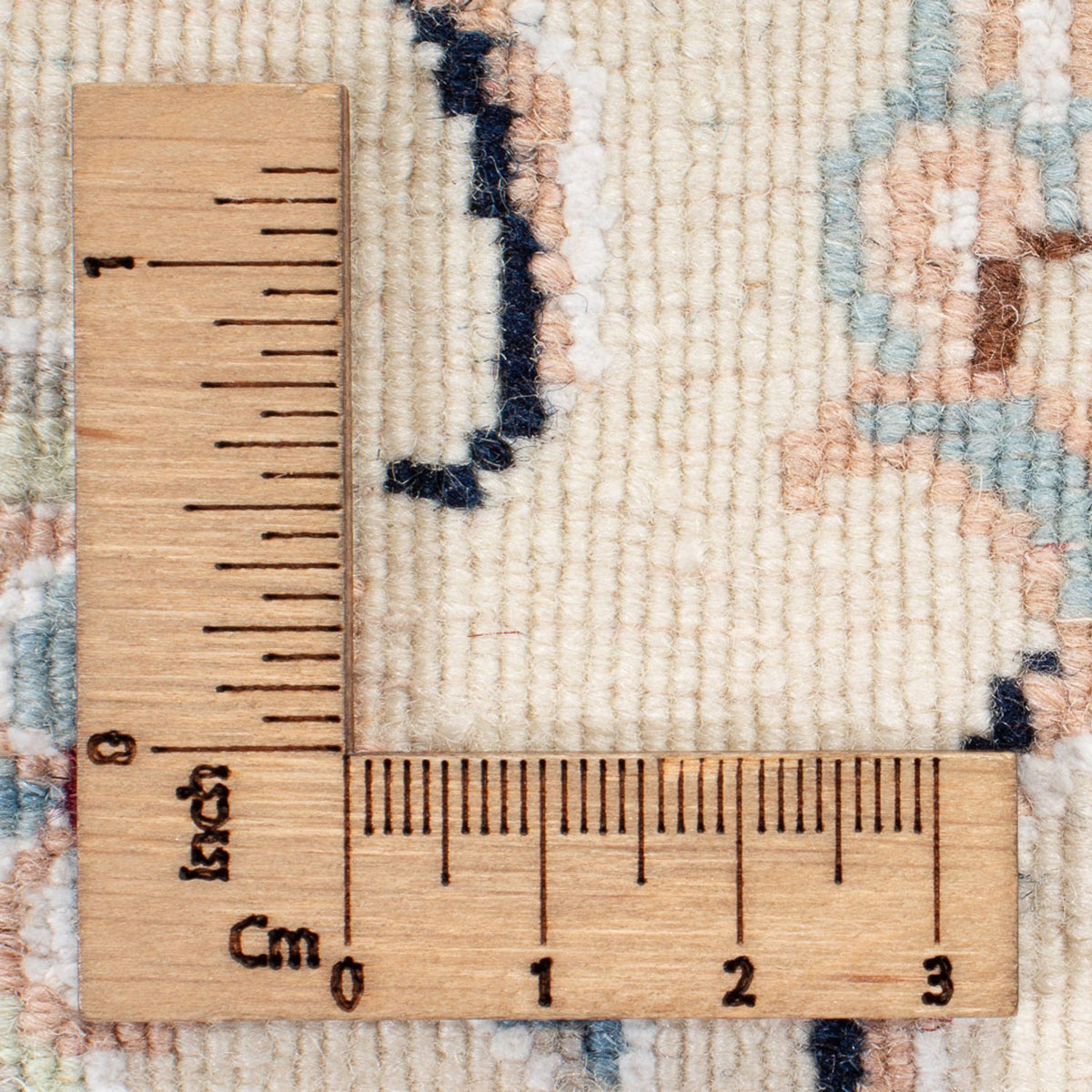 Alfombra persa - Nain redondo  - 200 x 200 cm - azul