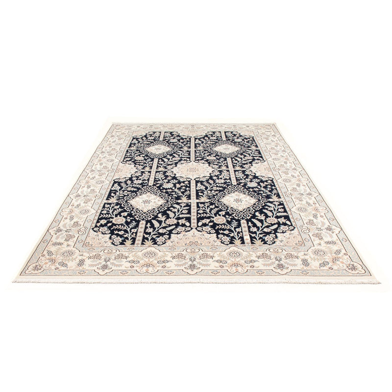 Alfombra Persa - Nain - Prima - 298 x 198 cm - azul oscuro