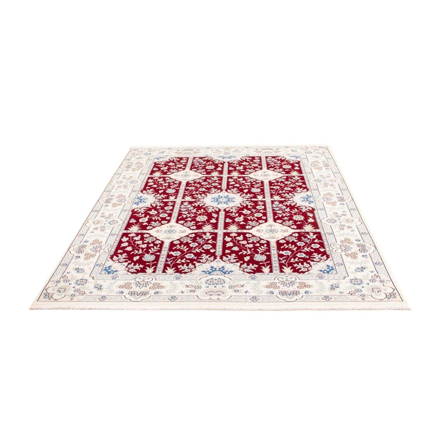 Alfombra persa - Nain - 232 x 168 cm - rojo