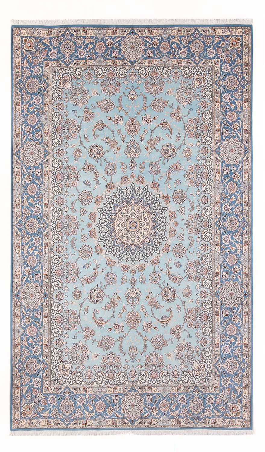 Alfombra Persa - Nain - Prima - 308 x 200 cm - azul claro