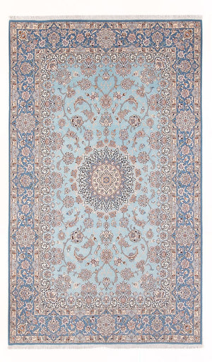 Alfombra Persa - Nain - Prima - 308 x 200 cm - azul claro
