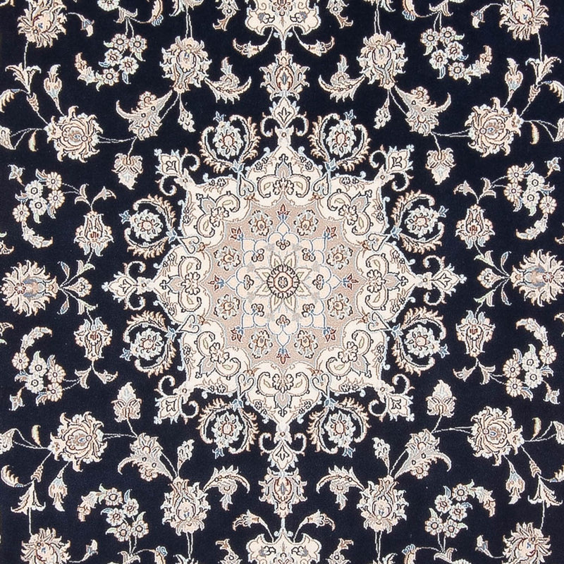 Alfombra Persa - Nain - Prima - 298 x 200 cm - azul oscuro