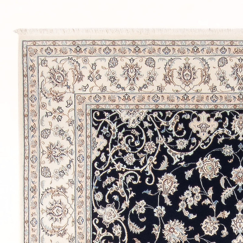 Alfombra Persa - Nain - Prima - 298 x 200 cm - azul oscuro
