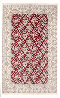 Alfombra Persa - Nain - Prima - 292 x 198 cm - rojo