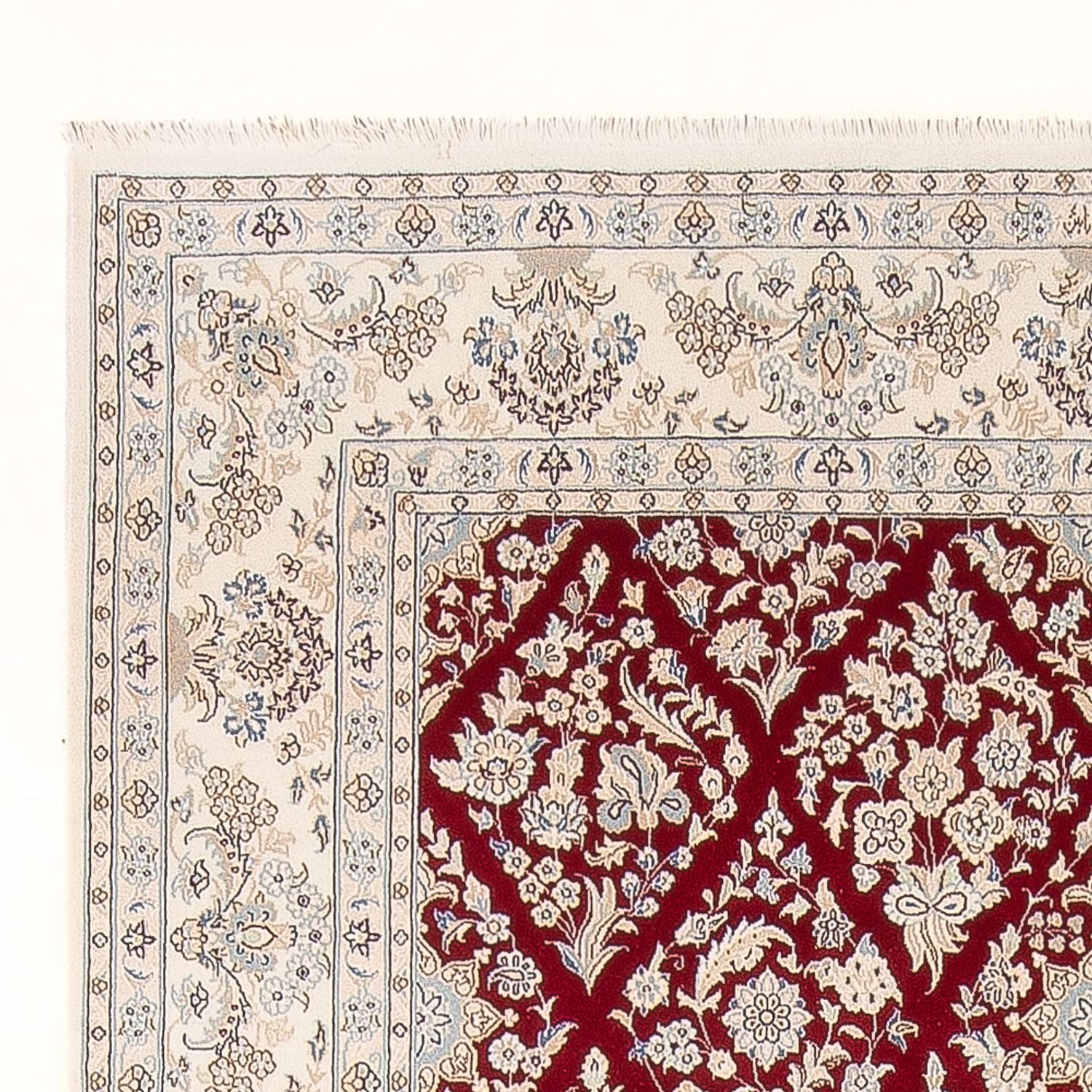 Alfombra Persa - Nain - Prima - 292 x 198 cm - rojo