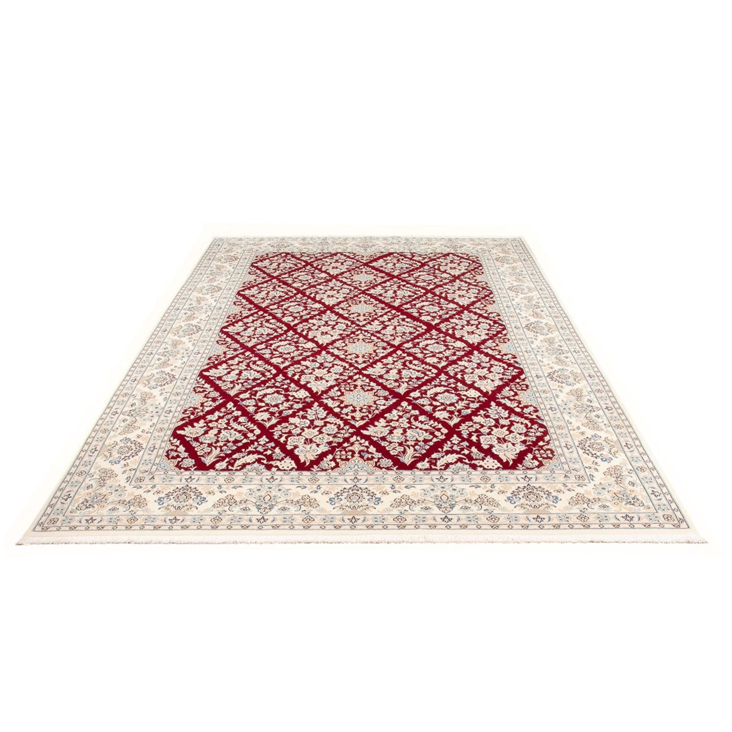 Alfombra Persa - Nain - Prima - 292 x 198 cm - rojo