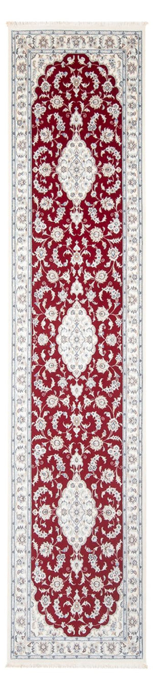 Alfombra de pasillo Alfombra Persa - Nain - Prima - 355 x 87 cm - rojo
