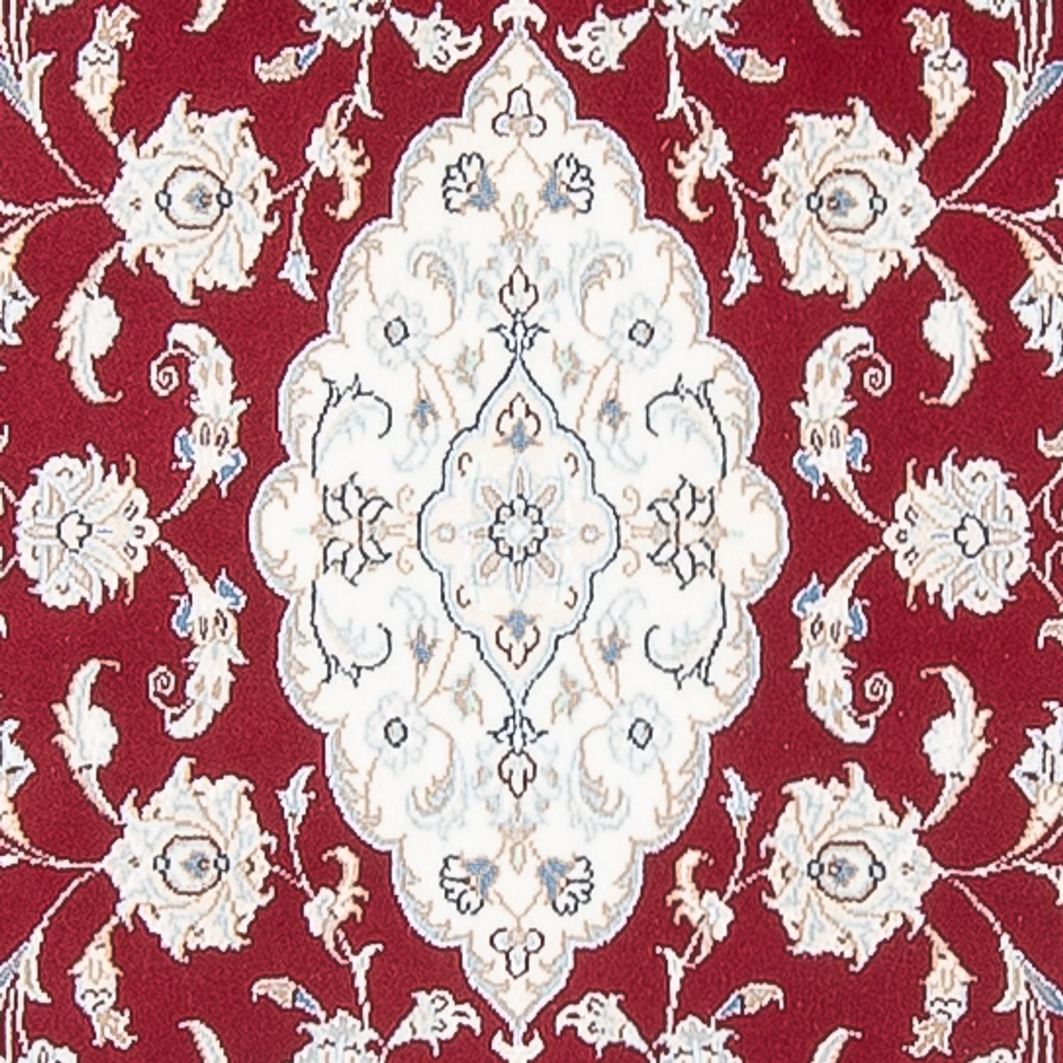 Alfombra de pasillo Alfombra Persa - Nain - Prima - 355 x 87 cm - rojo