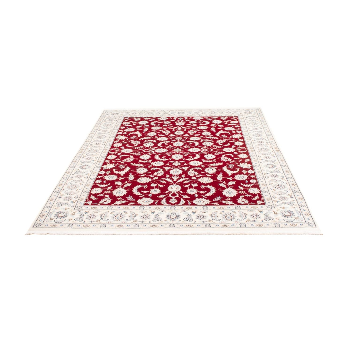 Alfombra persa - Nain - 232 x 171 cm - rojo