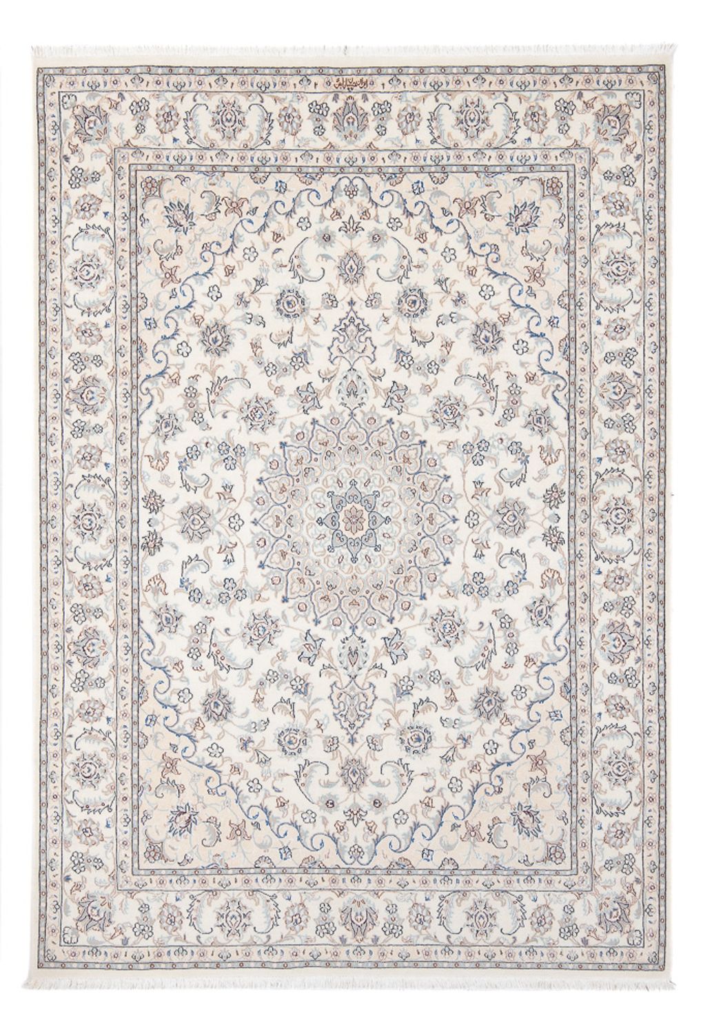 Alfombra Persa - Nain - Prima - 206 x 150 cm - crema