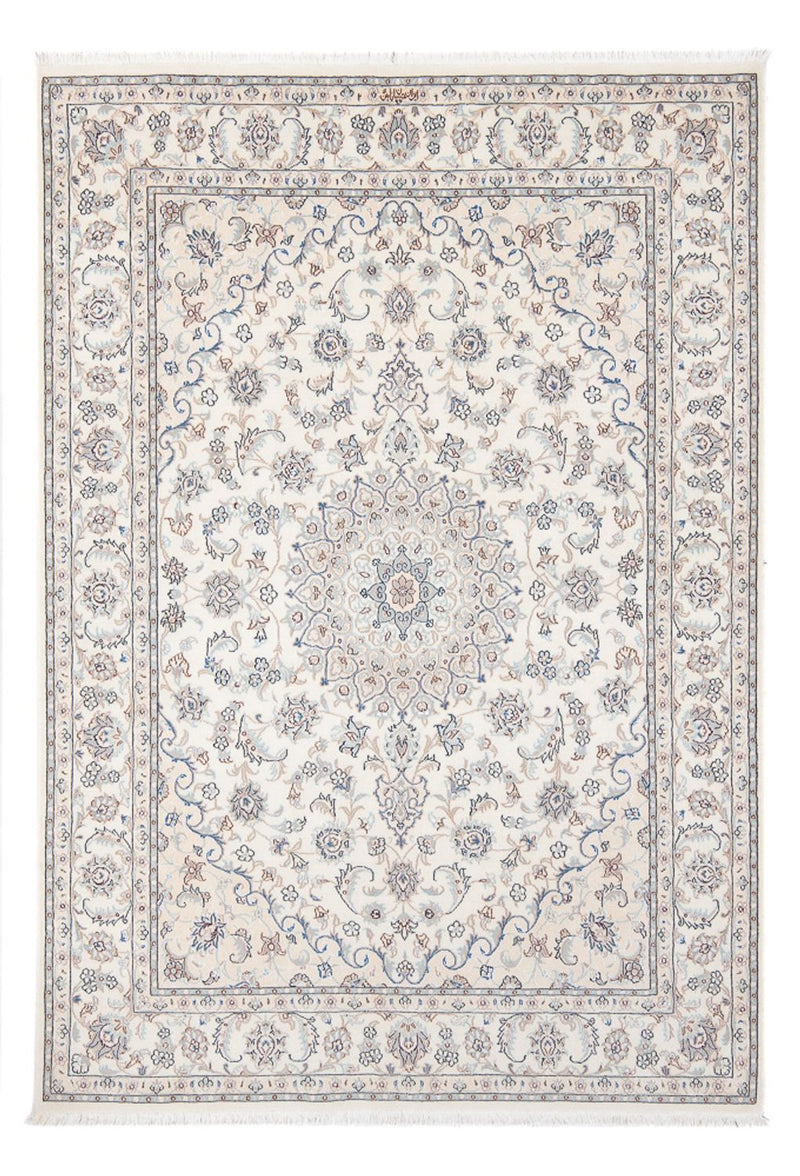 Alfombra Persa - Nain - Prima - 206 x 150 cm - crema