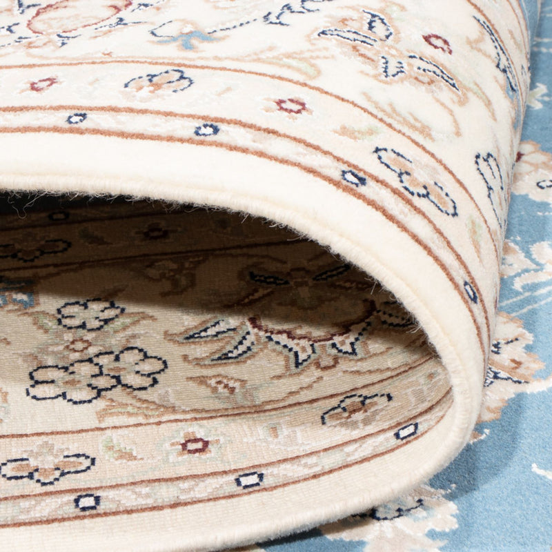 Alfombra Persa - Nain - Real - 210 x 149 cm - azul claro