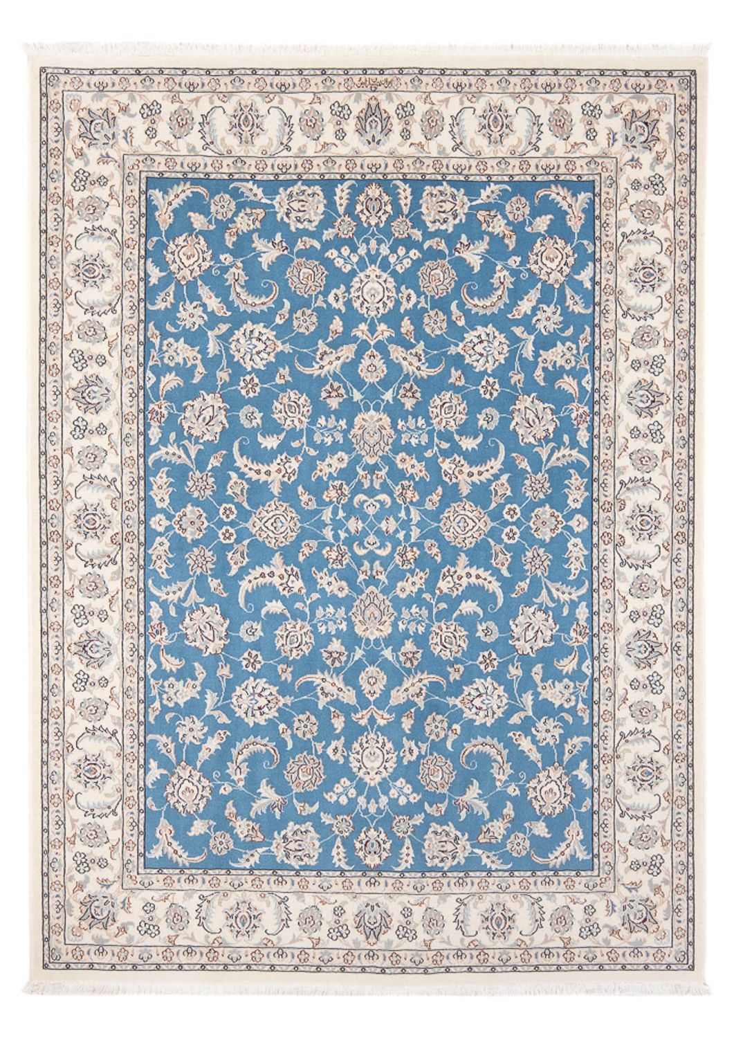 Alfombra Persa - Nain - Prima - 199 x 149 cm - azul