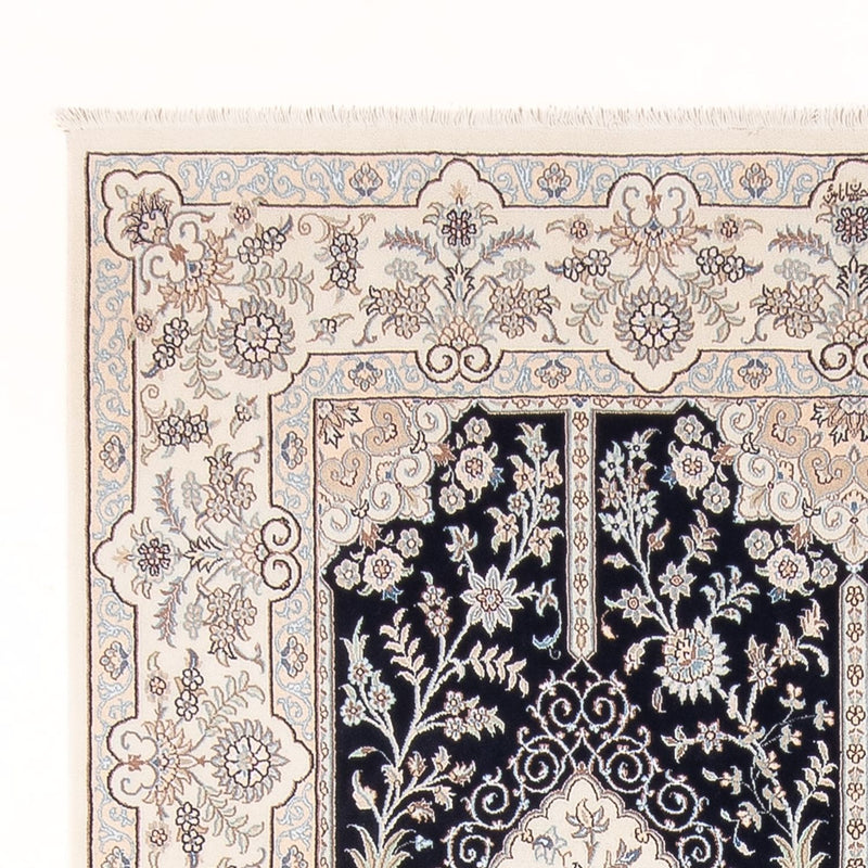 Alfombra Persa - Nain - Prima - 294 x 196 cm - azul oscuro