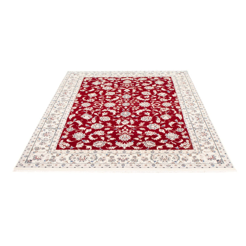 Alfombra Persa - Nain - Real - 200 x 150 cm - rojo
