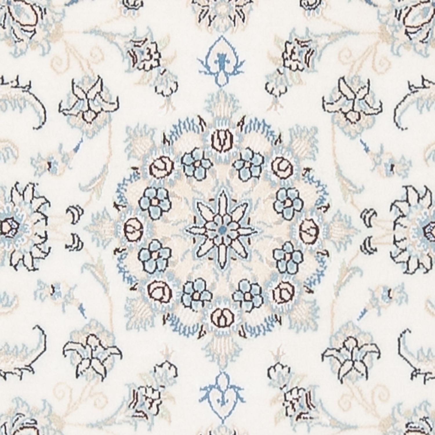 Alfombra de pasillo Alfombra Persa - Nain - Prima - 290 x 82 cm - crema