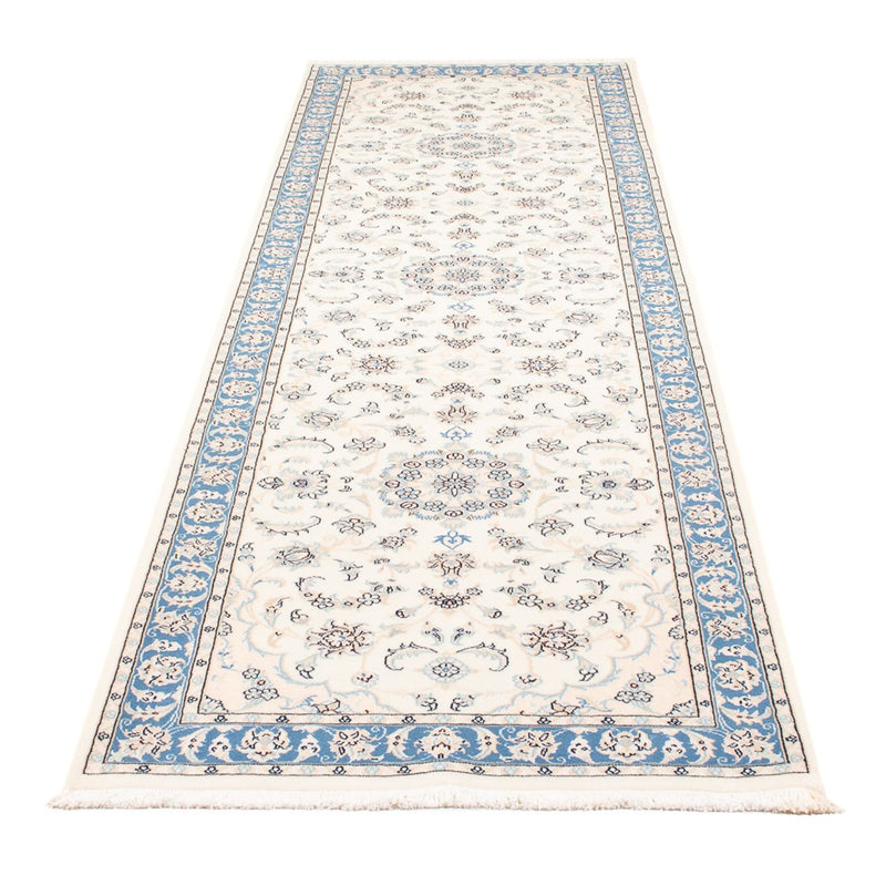 Alfombra de pasillo Alfombra Persa - Nain - Prima - 290 x 82 cm - crema
