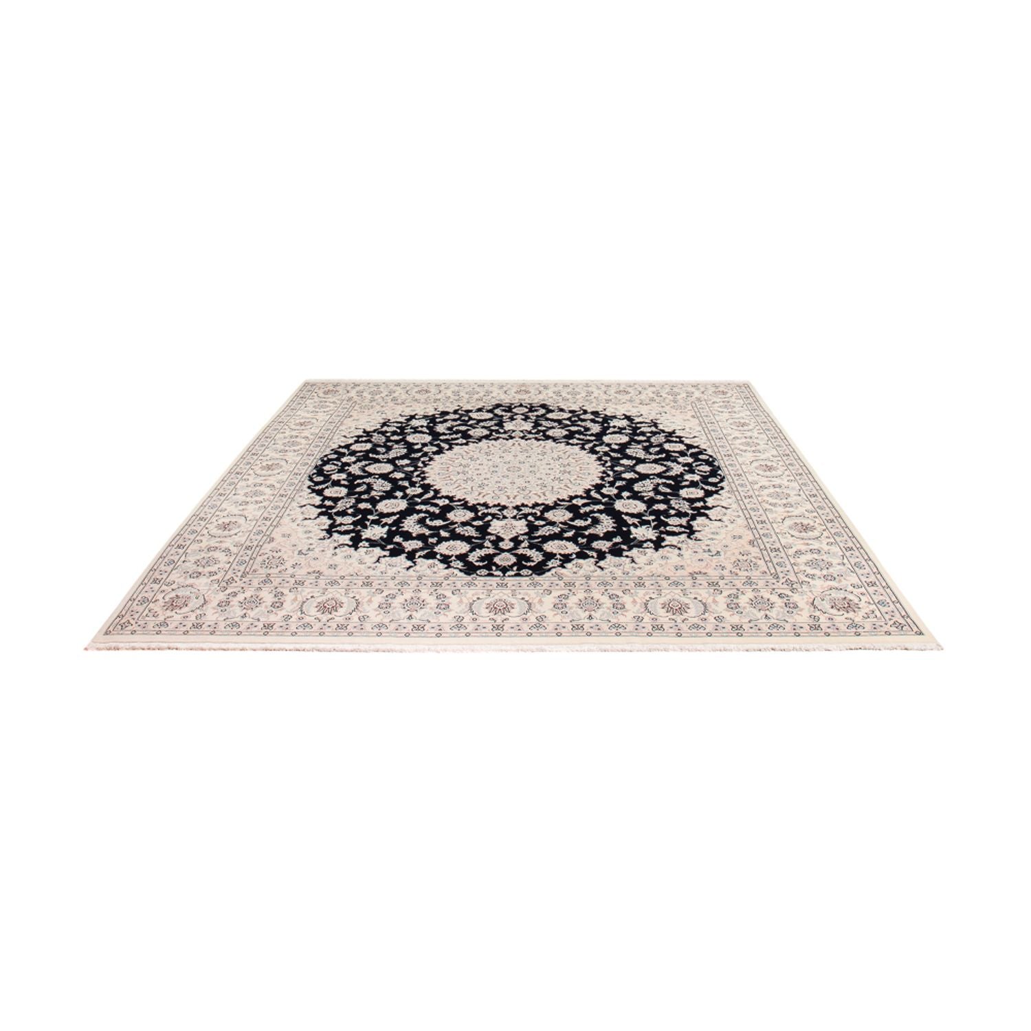 Alfombra persa - Nain cuadrado  - 258 x 246 cm - azul oscuro