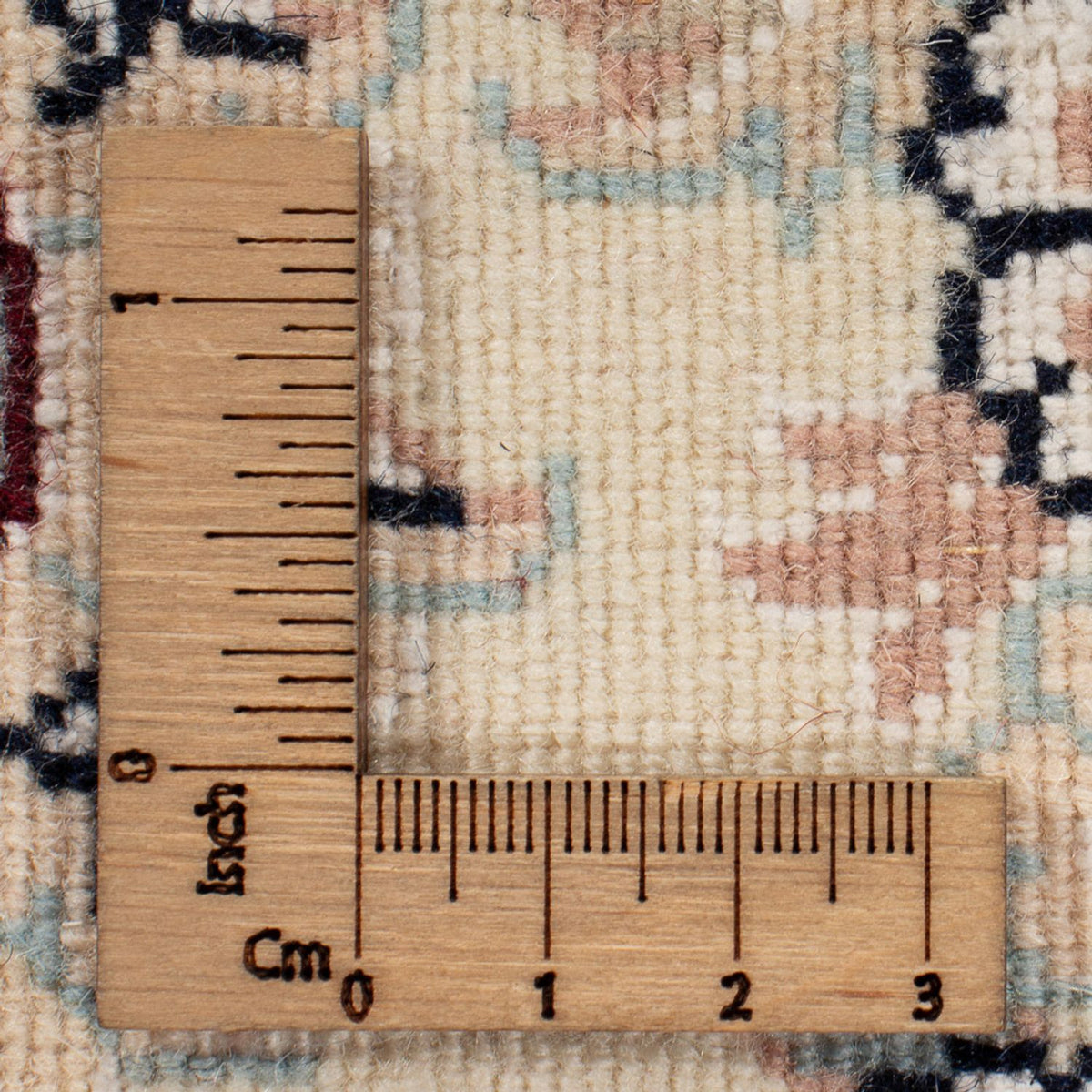 Alfombra persa - Nain cuadrado  - 258 x 246 cm - azul oscuro