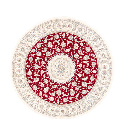 Nain Alfombra 200x200cm - Alfombra persa - rojo