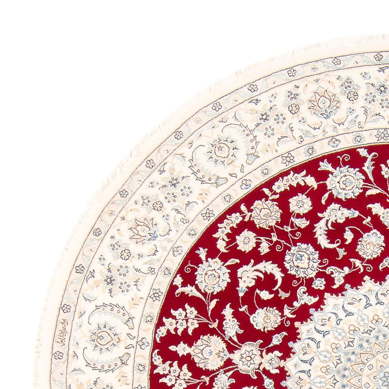Alfombra persa - Nain redondo  - 200 x 200 cm - rojo