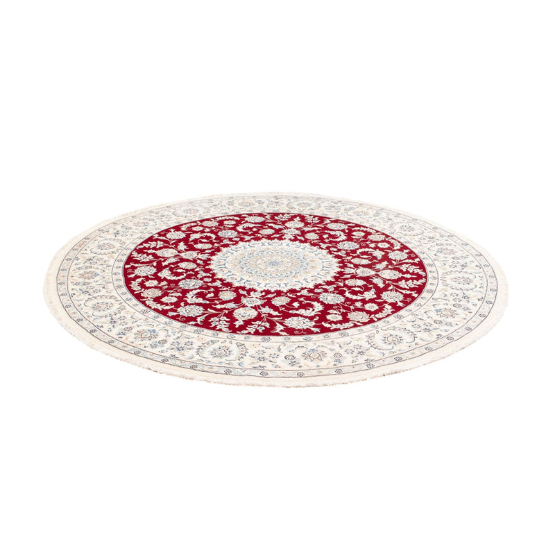 Alfombra persa - Nain redondo  - 200 x 200 cm - rojo