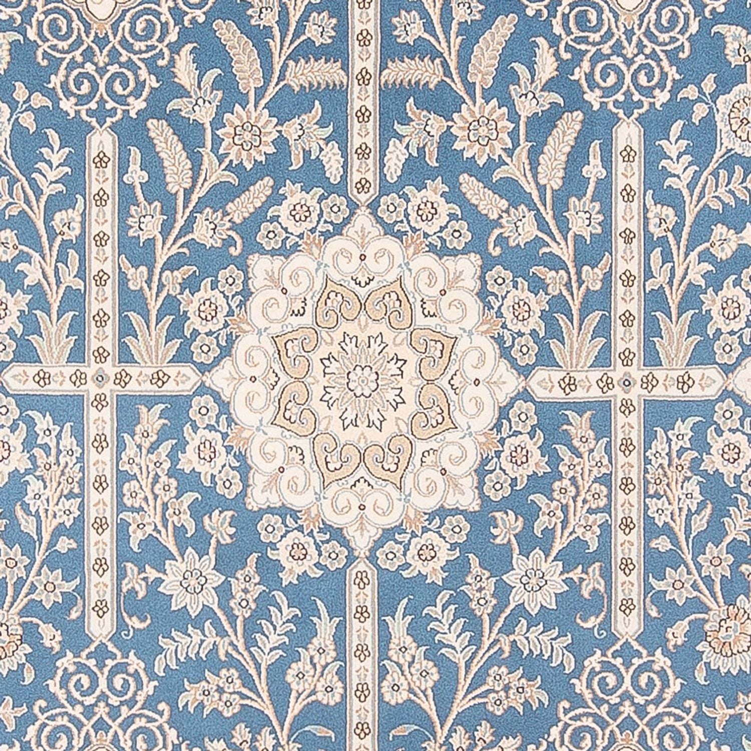 Alfombra Persa - Nain - Prima - 300 x 198 cm - azul claro