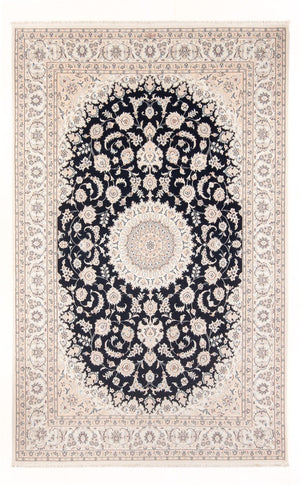 Alfombra Persa - Nain - Prima - 298 x 197 cm - azul oscuro