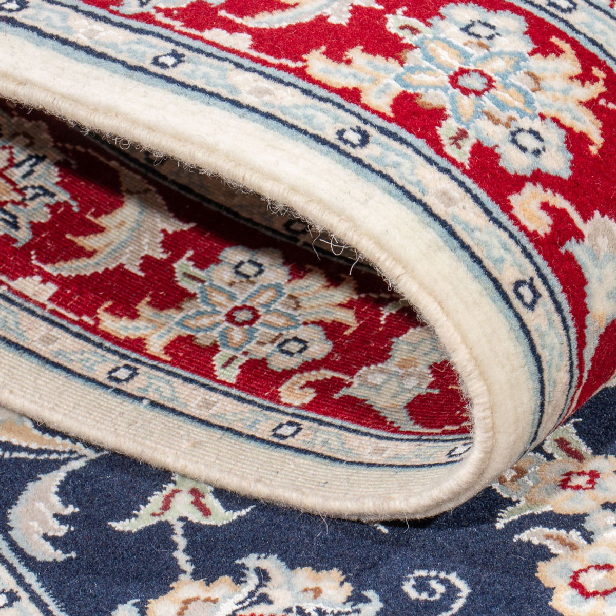 Alfombra de pasillo Alfombra Persa - Nain - Prima - 250 x 78 cm - azul oscuro