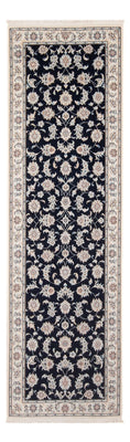 Alfombra de pasillo Alfombra Persa - Nain - Prima - 250 x 81 cm - azul oscuro