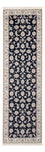 Alfombra de pasillo Alfombra Persa - Nain - Prima - 250 x 81 cm - azul oscuro